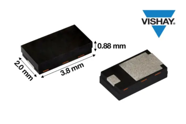 Vishay Launches First 200 V FRED Pt® Ultrafast Rectifiers in Power DFN3820A Package